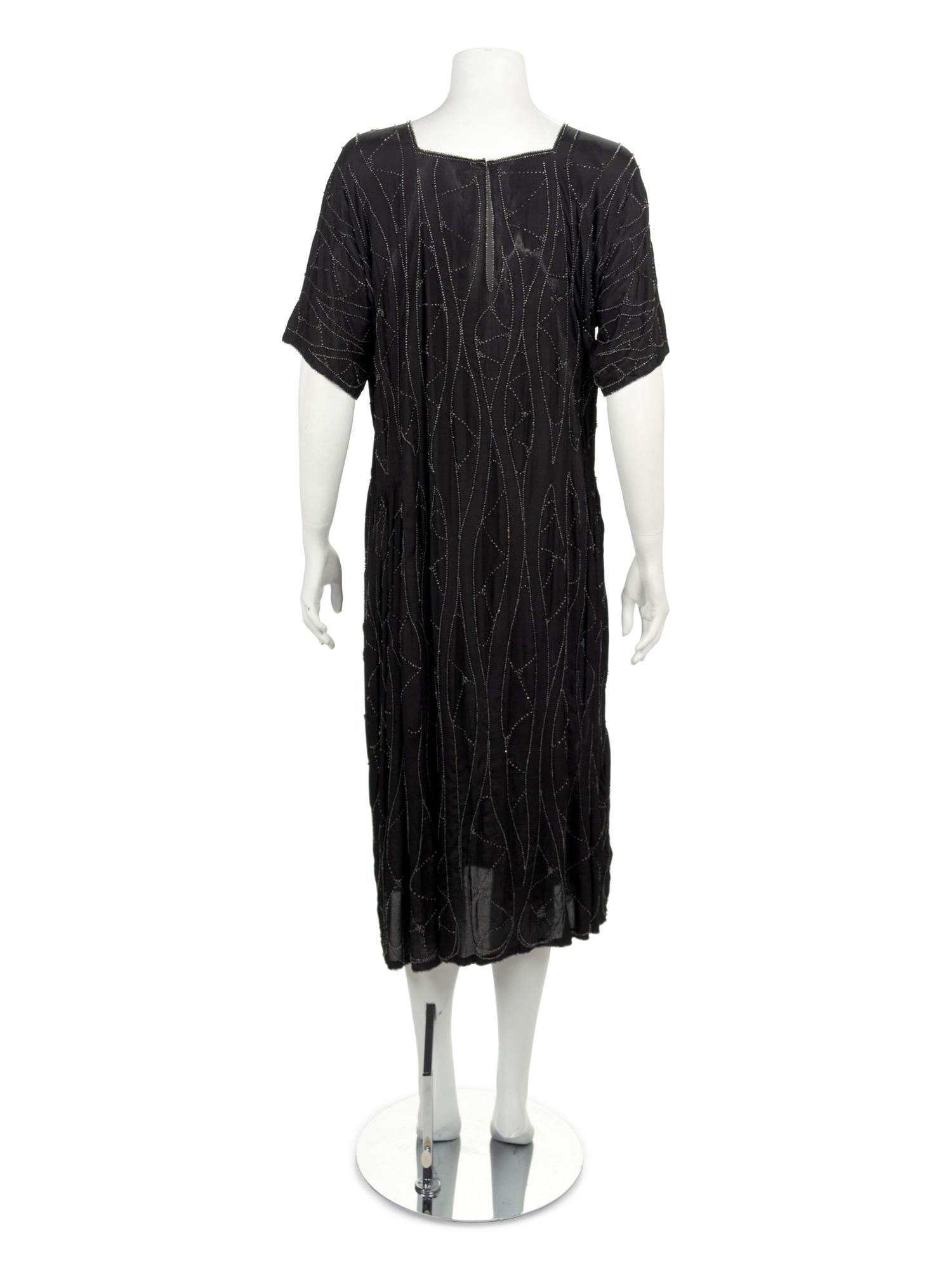 1920s Embroidered Dress, House of Adair, Museum Deaccession