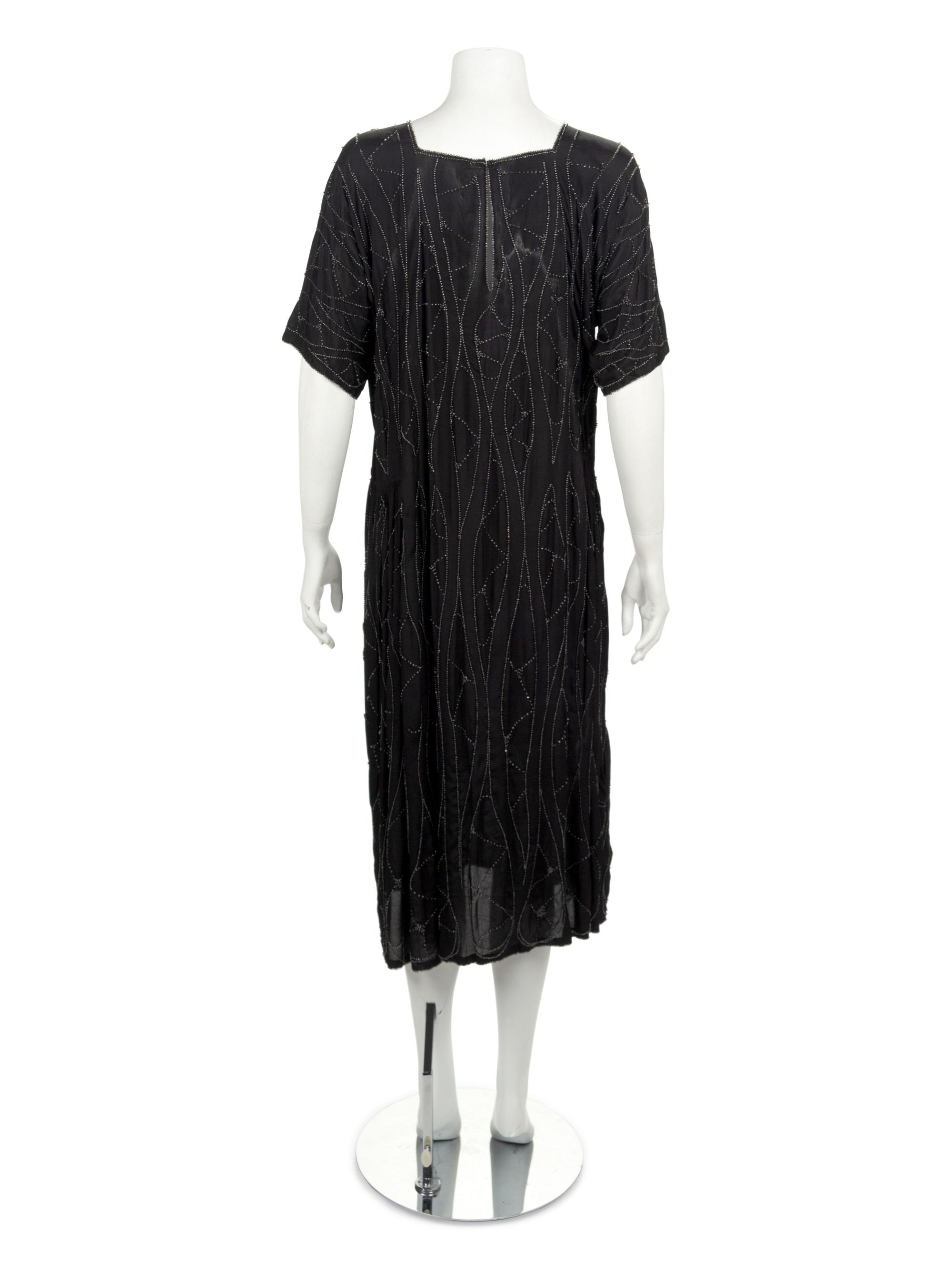1920s Embroidered Dress, House of Adair, Museum Deaccession