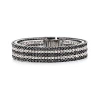 DIAMOND AND BLACK DIAMOND BRACELET