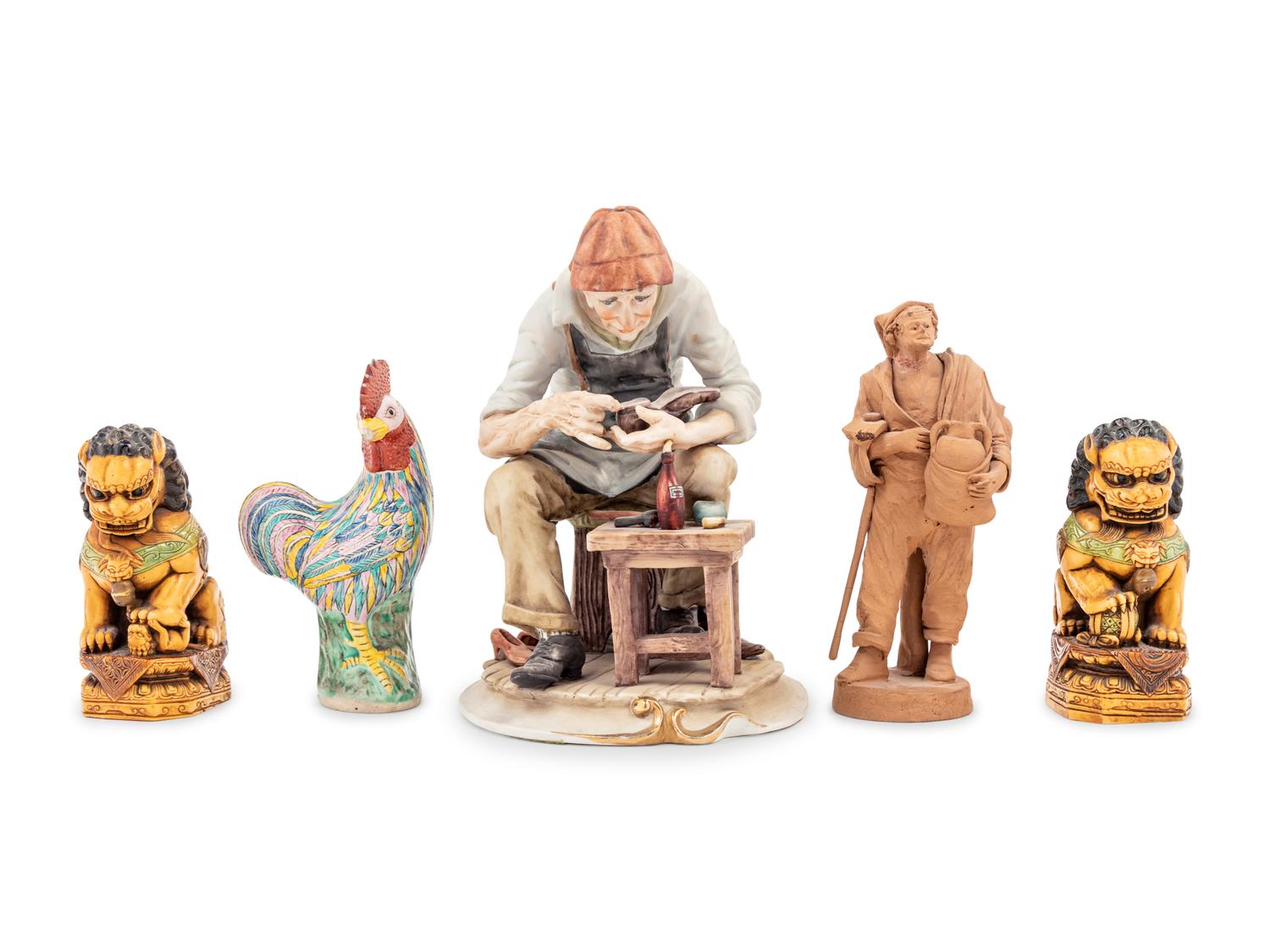 Five Decorative Figures