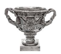 An English Silver-Plate Wine Cooler Height 11 1/2 inches. — 19TH CENTURY