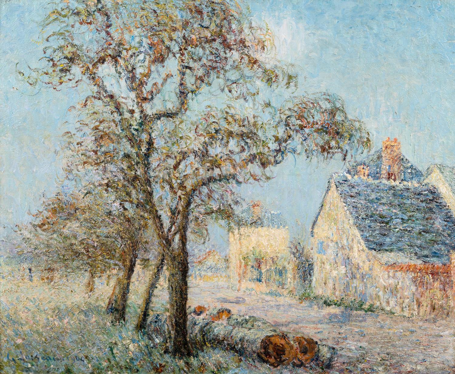 Gelée blanche au Vaudreuil (La Route de Louviers)