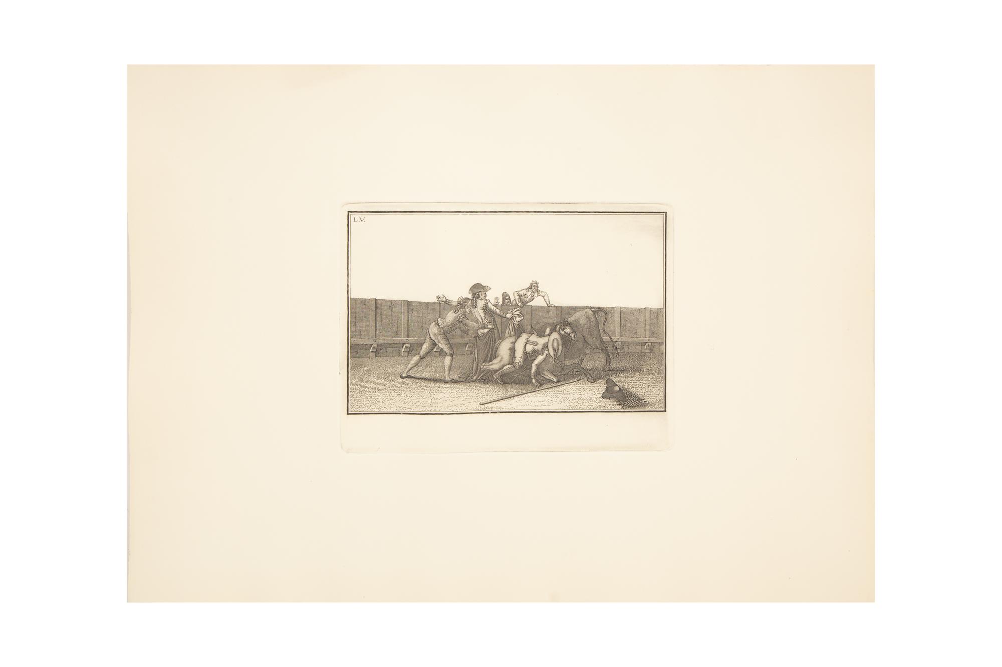 Luis Fernandes Noseret (Spanish, 18th Century) Coleccion de las Principales Suertes de una Corrida de Toros