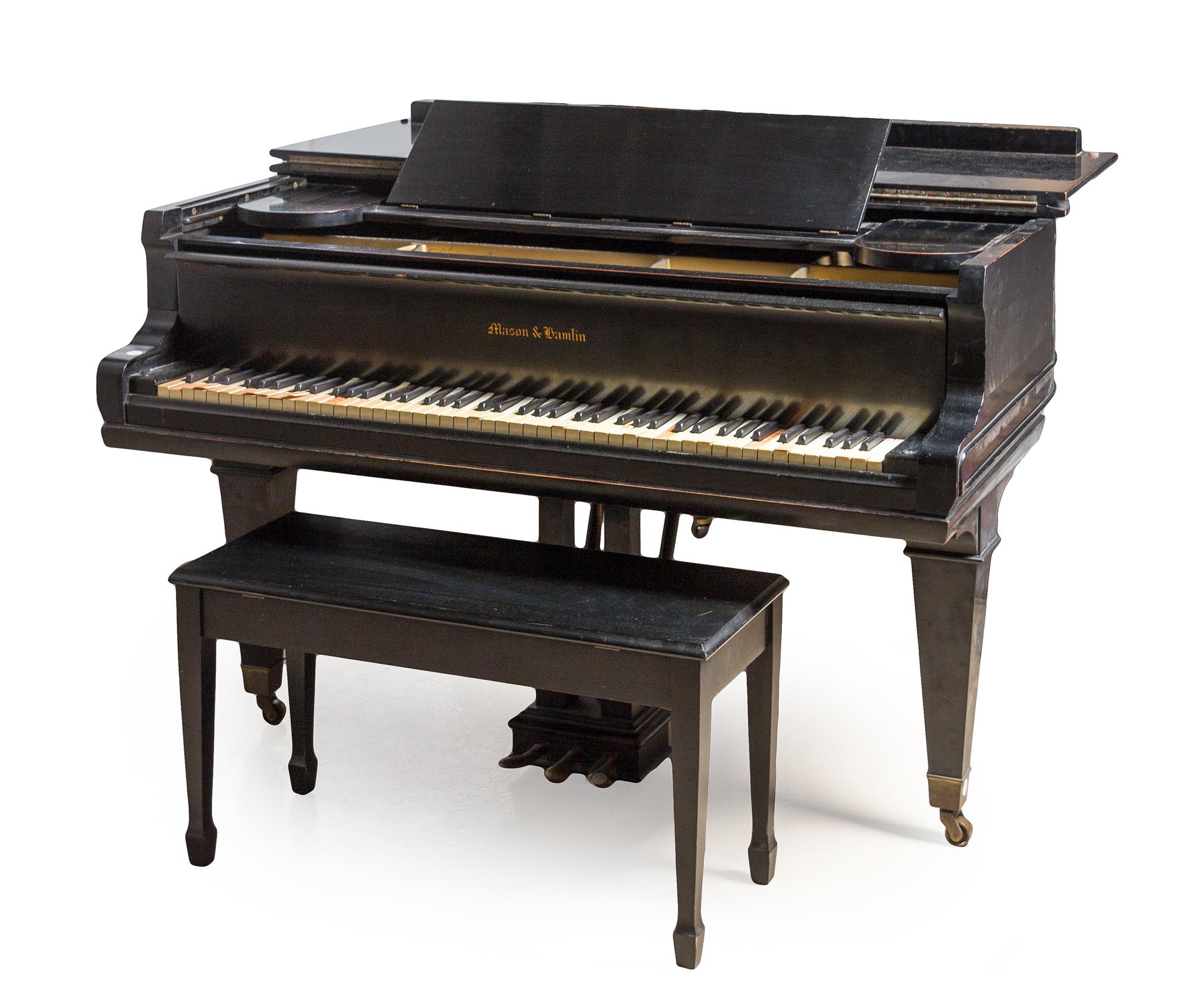 A Mason and Hamlin Baby Grand Piano Length 75 inches. — CIRCA 1930