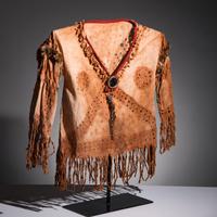Blackfeet Painted Shirt, with Cutouts