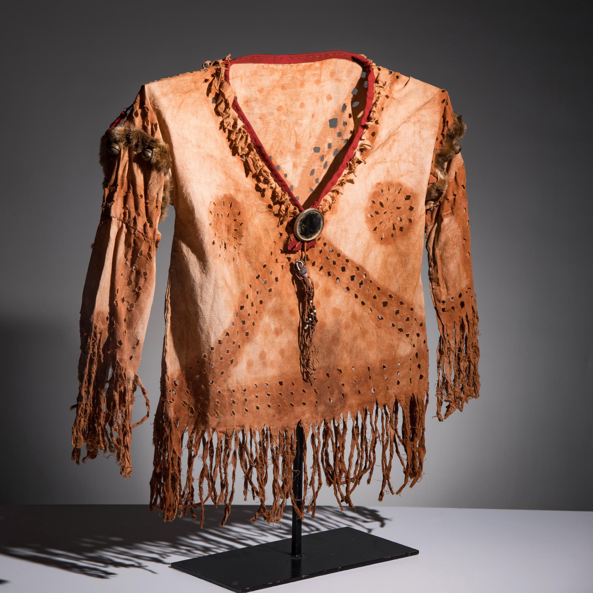 Blackfeet Painted Shirt, with Cutouts