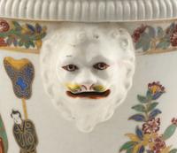 A Pair of French Chinoiserie Decorated Soft-Paste Porcelain Wine Coolers ( Seaux à Bouteille )
