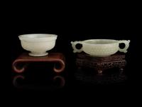 Two Carved Jade Articles