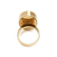 FRED, BICOLOR GOLD, ONYX AND DIAMOND RING