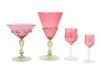 A Murano Glass Table Service