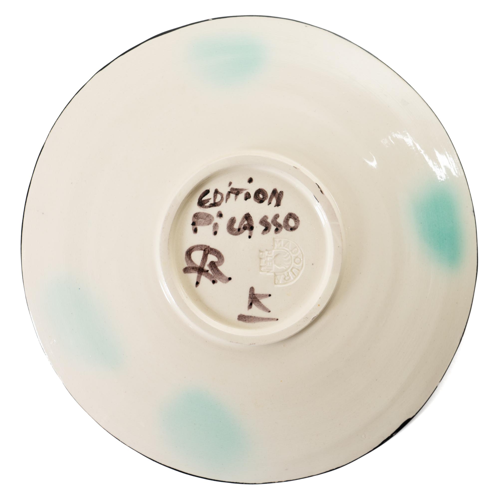 Service Visage Noir (the complete set comprising one dish and 12 plates, A.R. 35-47)