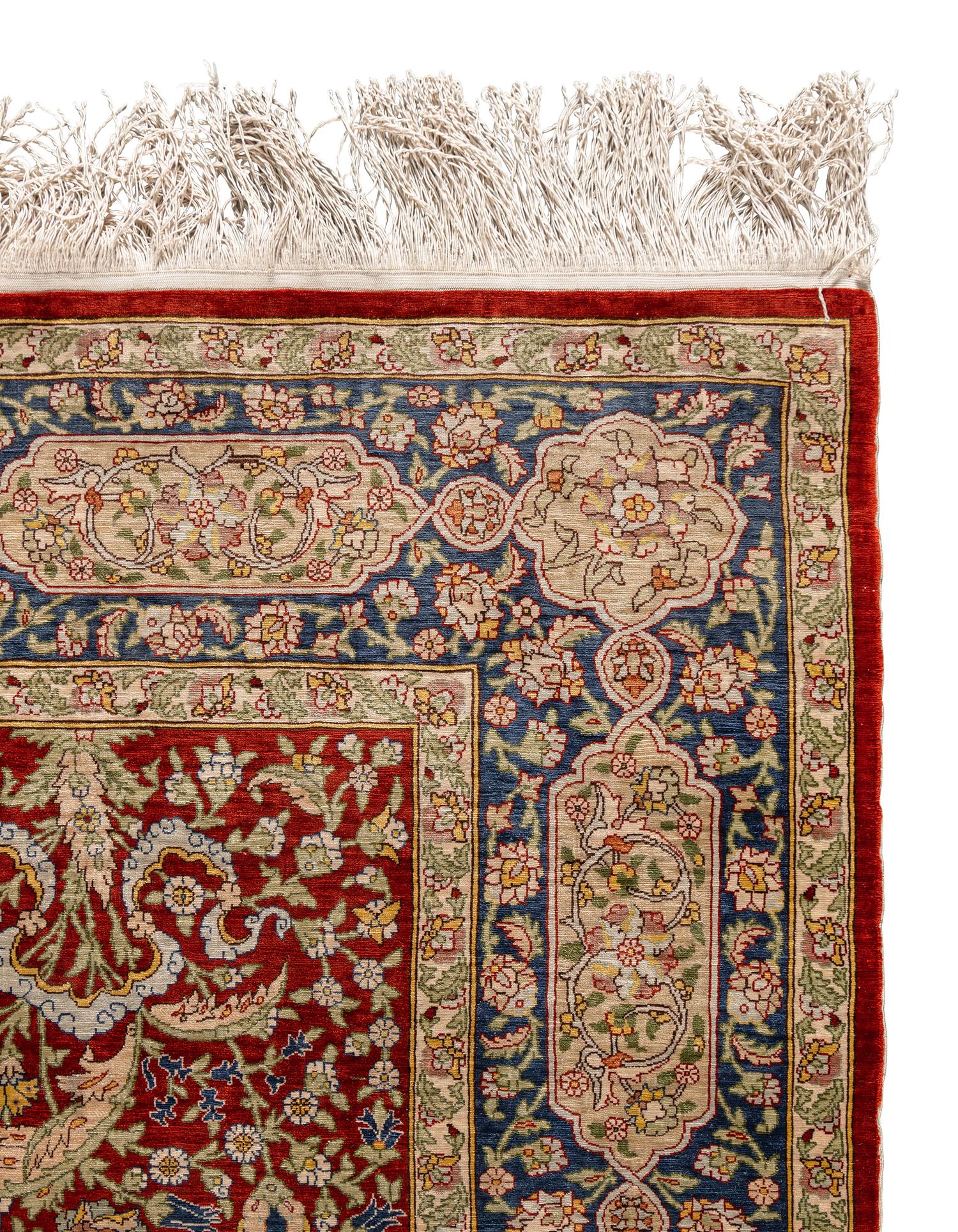 A Persian Silk Rug
