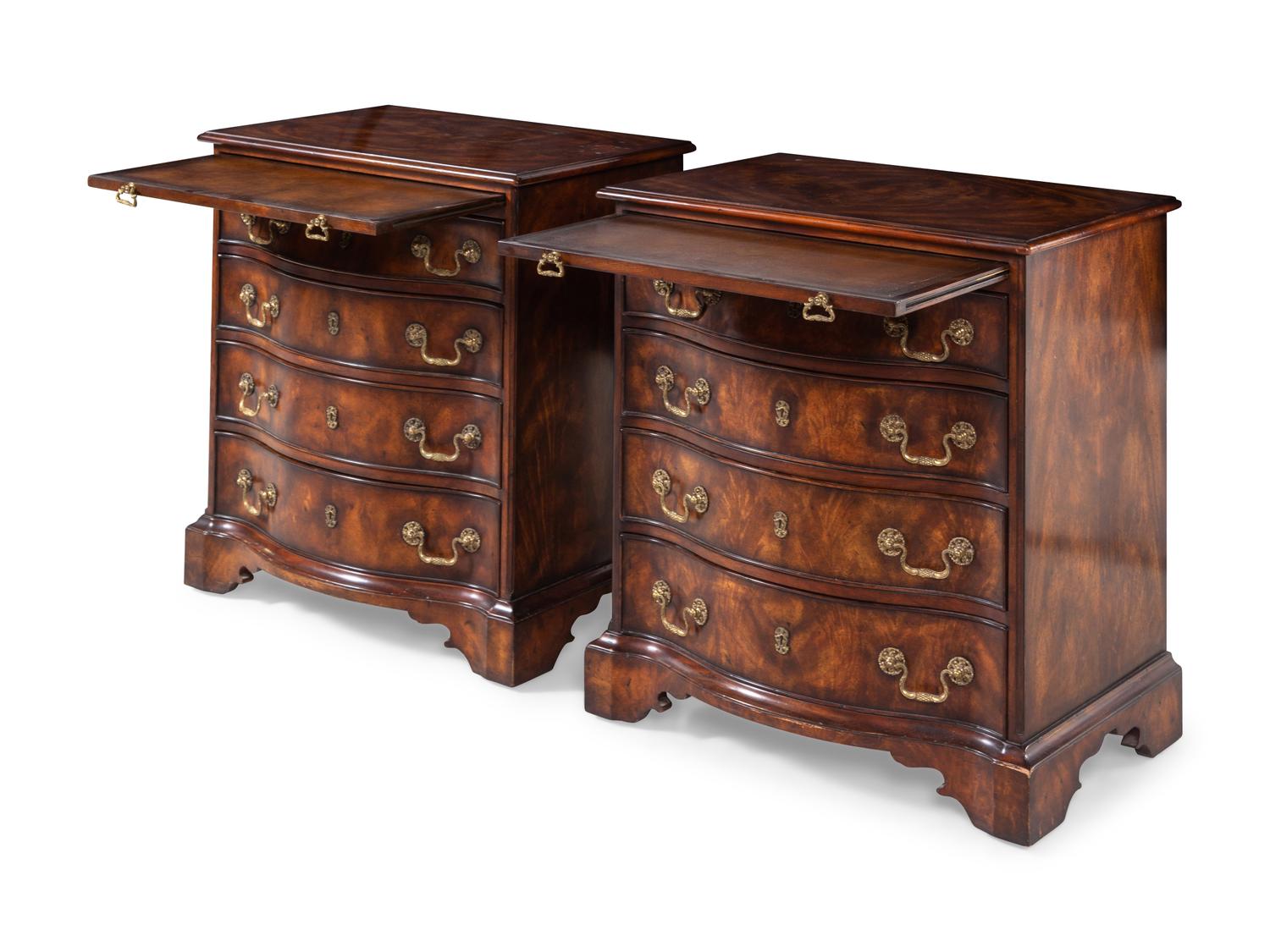 A Pair of George III Style Chests of Drawers