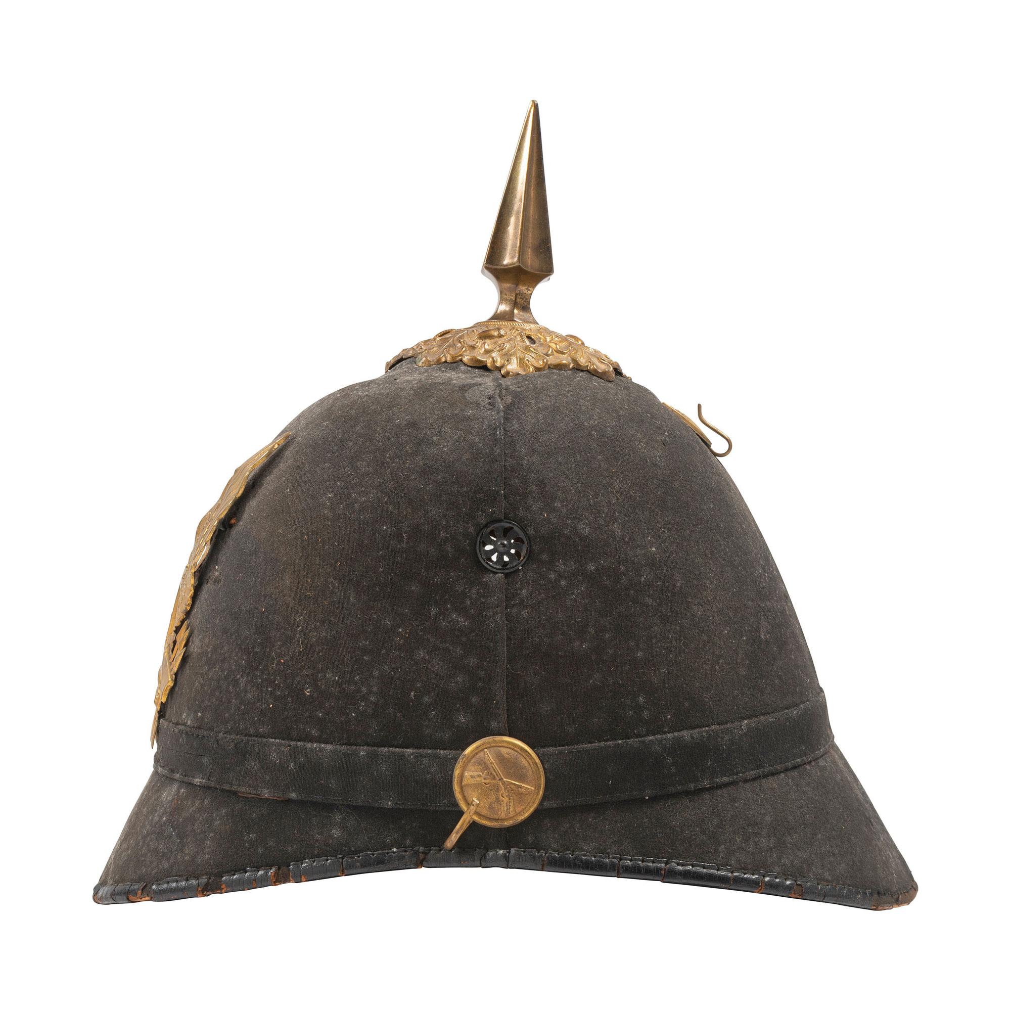 Indian Wars Era 5-Button Blouse with US M1881 Spiked Helmet