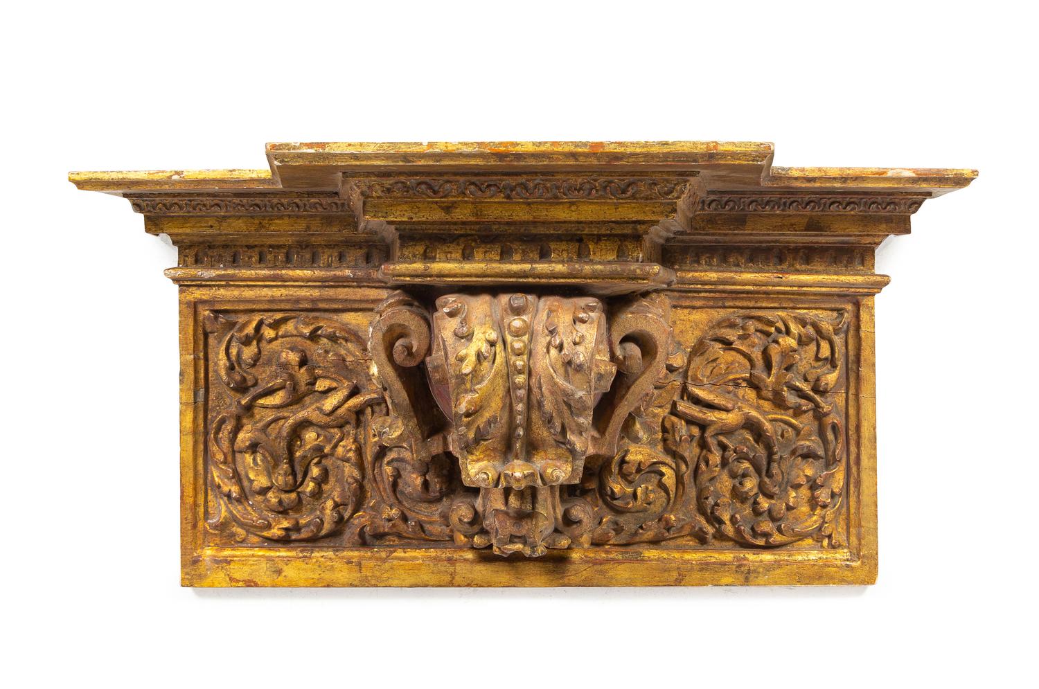 An Italian Giltwood Bracket