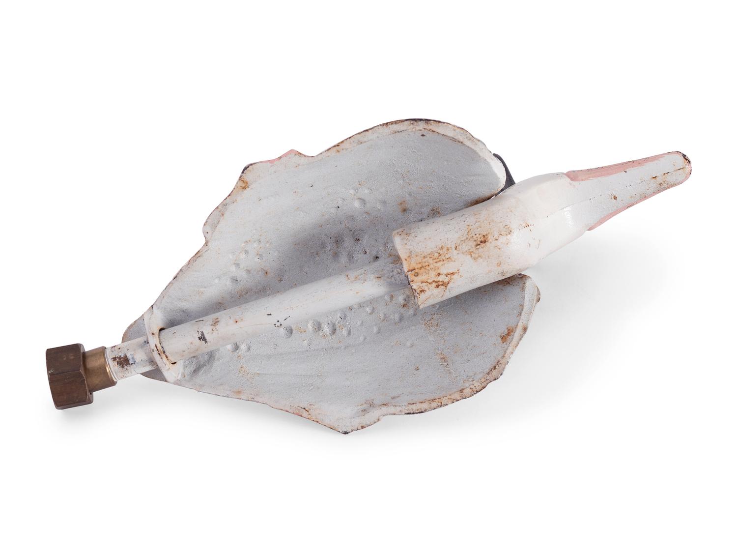A Painted Cast Iron Duck-Form Sprinkler