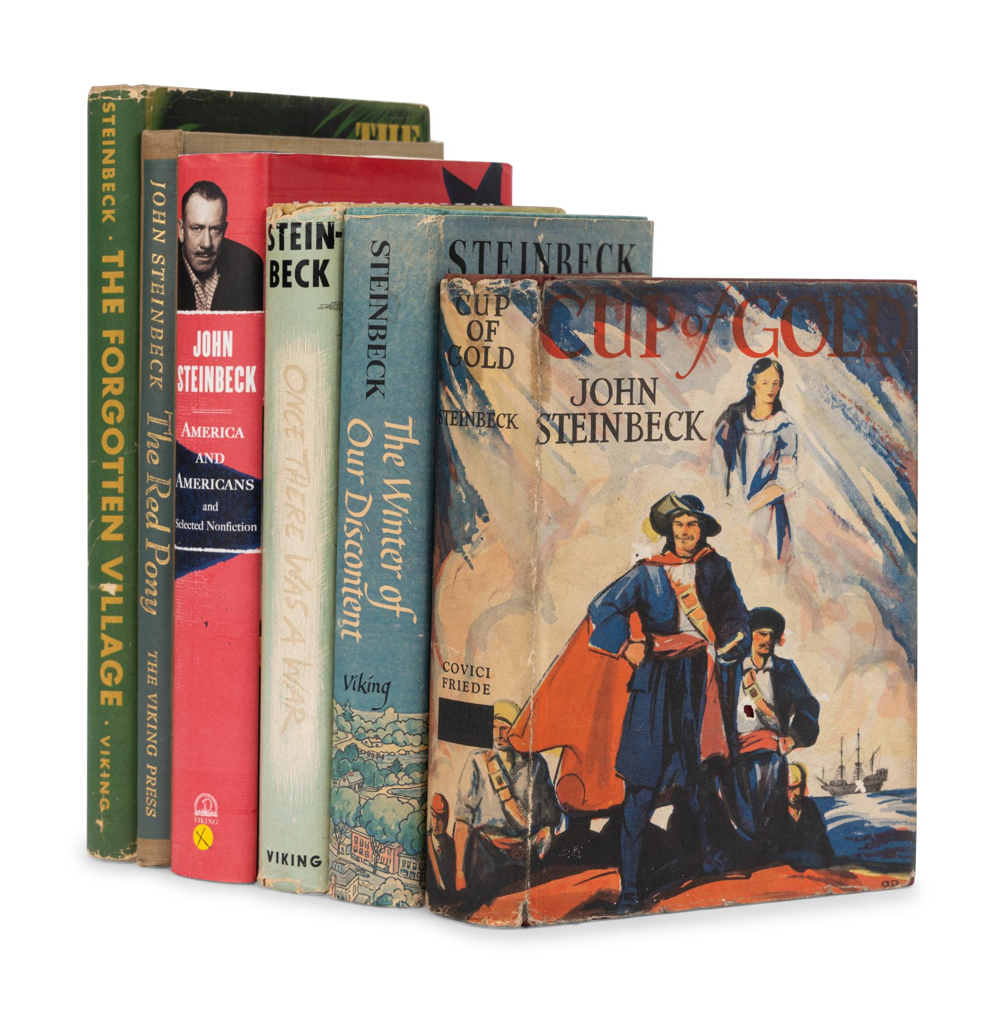 STEINBECK, John (1902-1968). A group of 13 works, including: