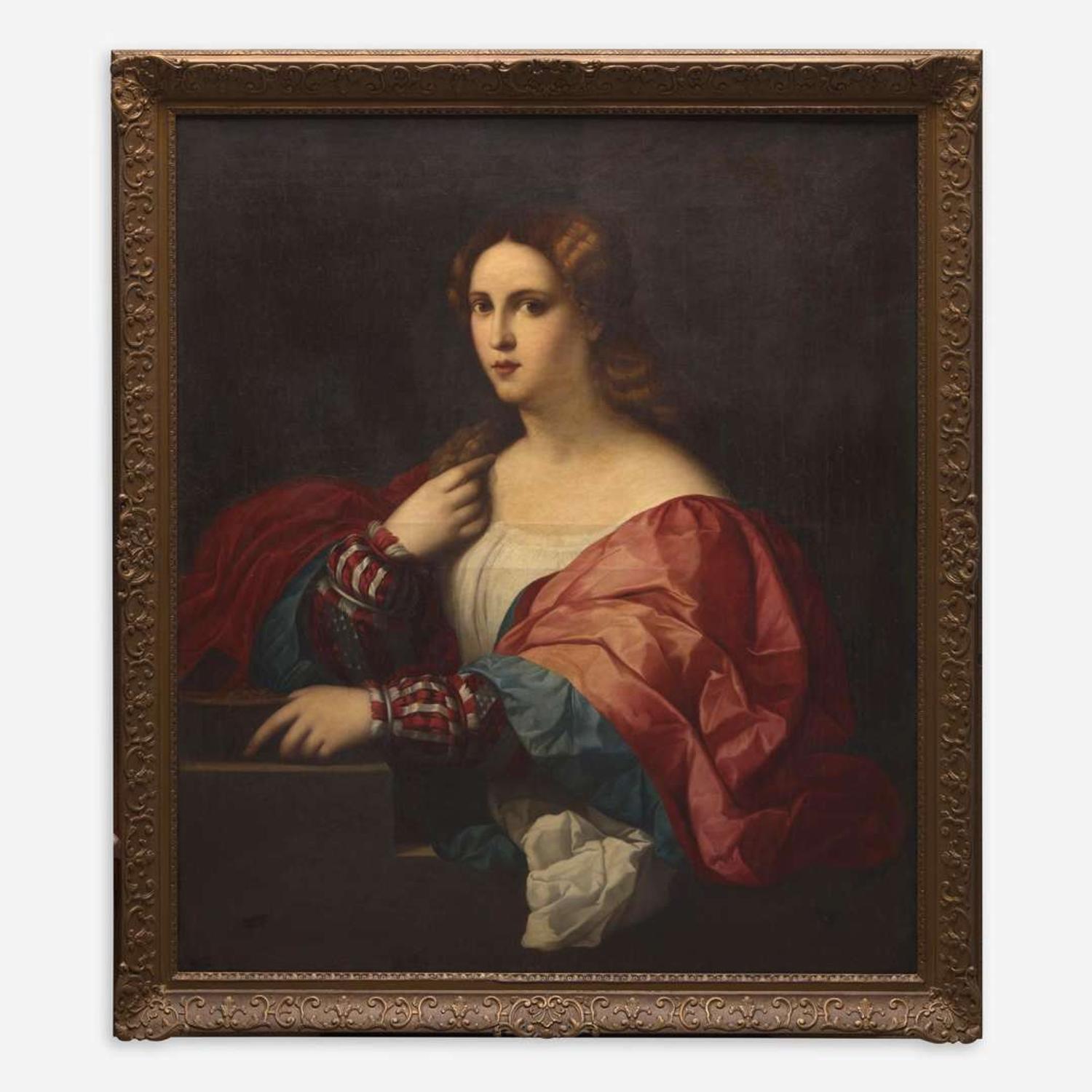 After Jacopo Palma il Vecchio (Italian, B.C. 1479–1528) Portrait of a Young Woman Known as 'La Bella'