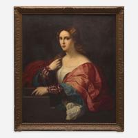 After Jacopo Palma il Vecchio (Italian, B.C. 1479–1528) Portrait of a Young Woman Known as 'La Bella'