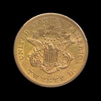 A United States 1854-S Liberty Head $20 Gold Coin