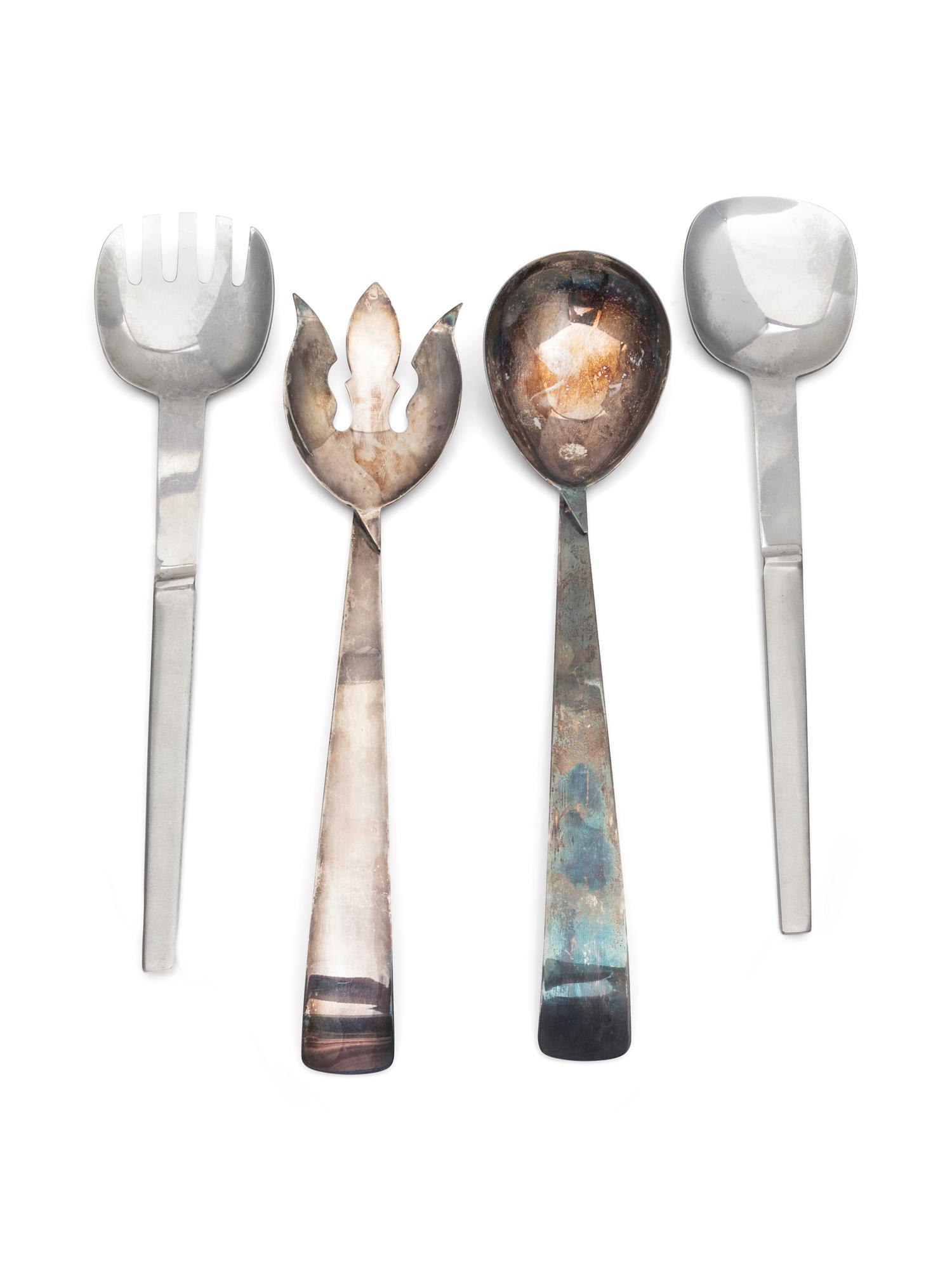 A Group of Silver and Silver-plate Articles