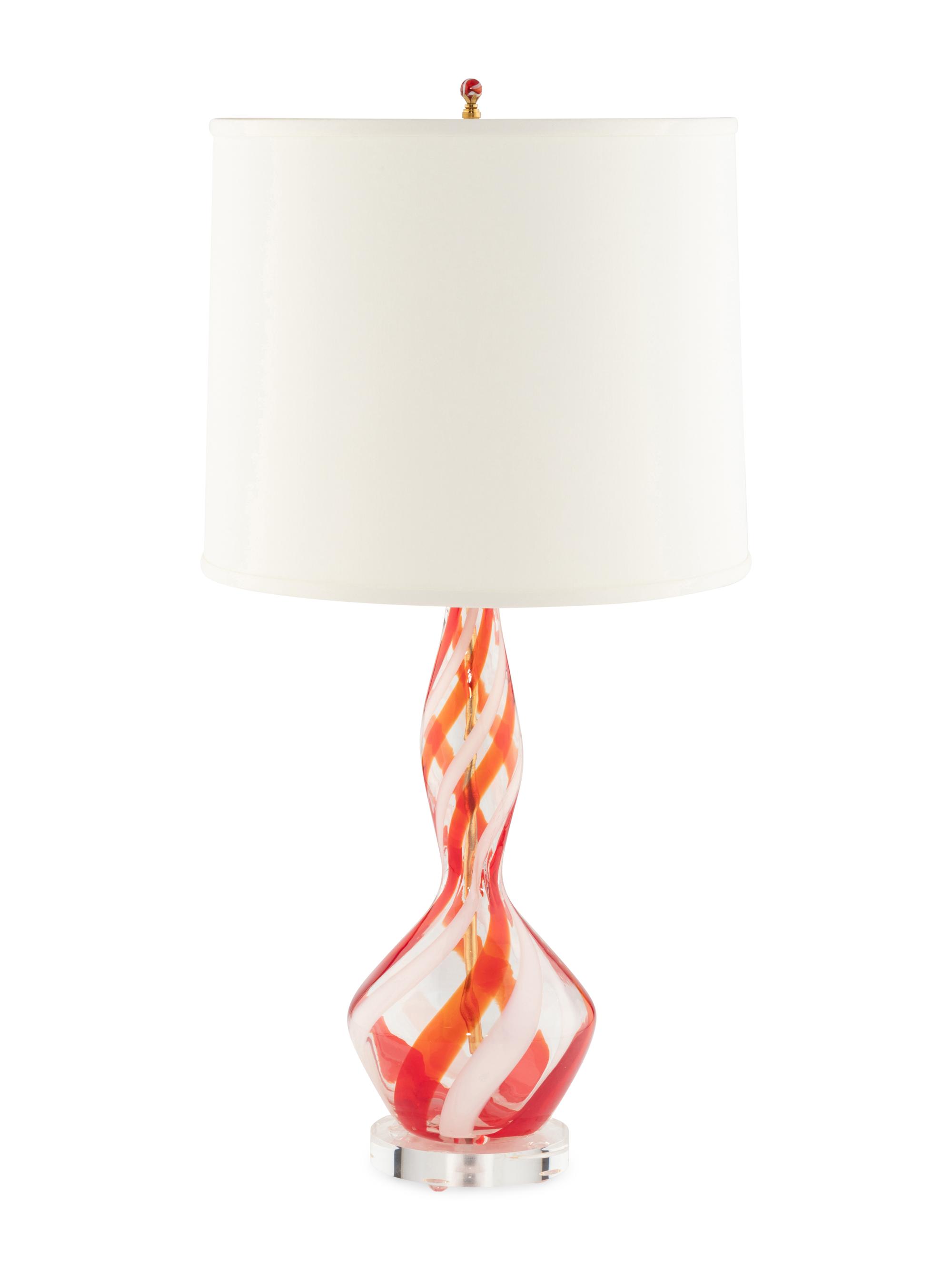 A Murano Glass Table Lamp
