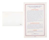 [PRESIDENTS] Photographs and ephemera related to Presidents Kennedy, FDR, Truman, and Reagan.