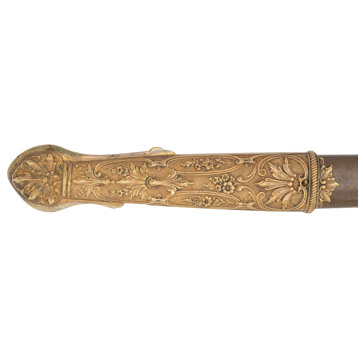 French Hilted Non-Regulation Imported Officers Sword Presented to Major James Plimpton - 3rd NH Volunteers, KIA at Deep Bottom Run with CDV