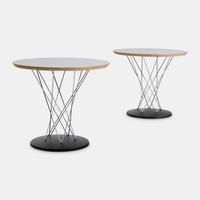 Pair of Cyclone Style Occasional Tables, c. 1990