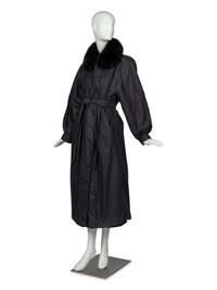 Nina Ricci Belted Fox Fur Coat