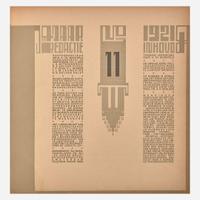 [Architecture] [Wright, Frank Lloyd, and El Lissitzky] Wendingen