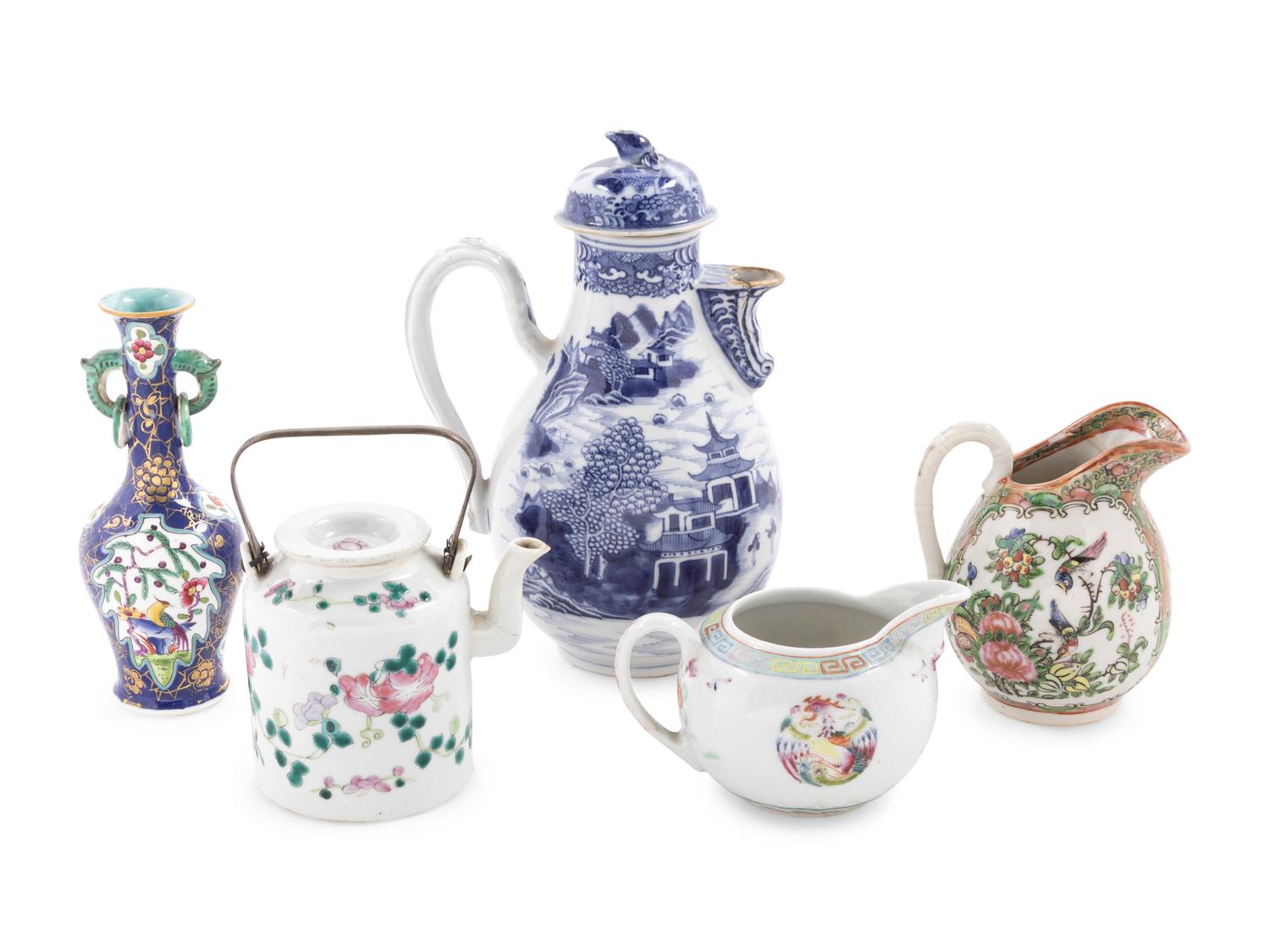 Five Chinese Porcelain Wares