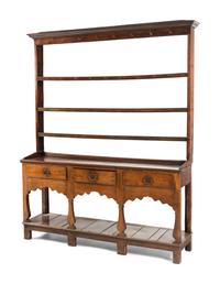 An English Oak Welsh Cupboard