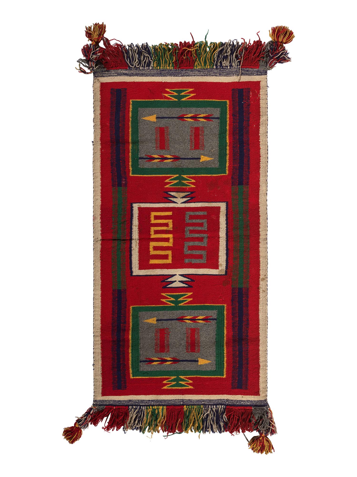 Navajo Germantown Double Sunday Saddle Blanket