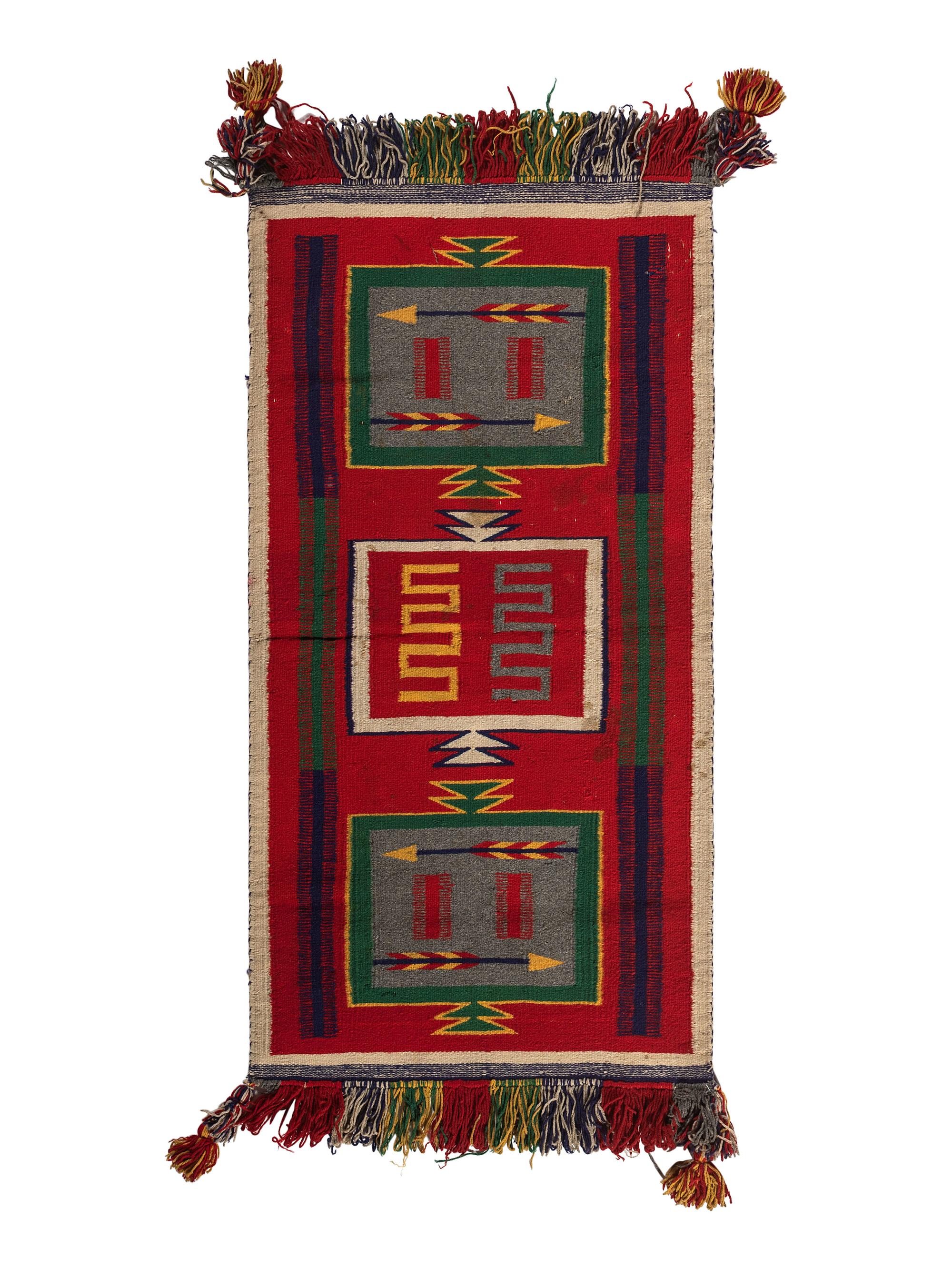 Navajo Germantown Double Sunday Saddle Blanket