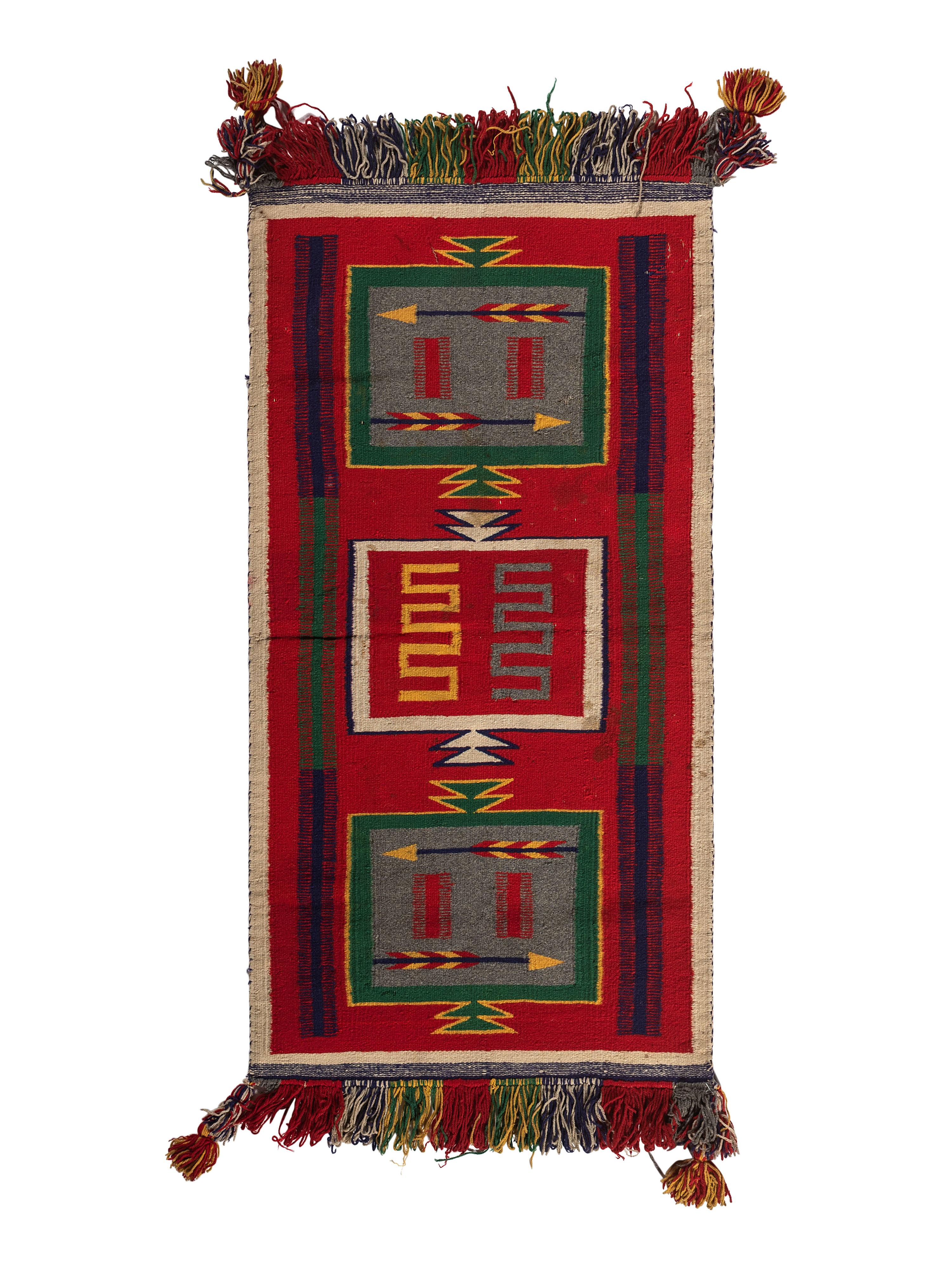 Navajo Germantown Double Sunday Saddle Blanket