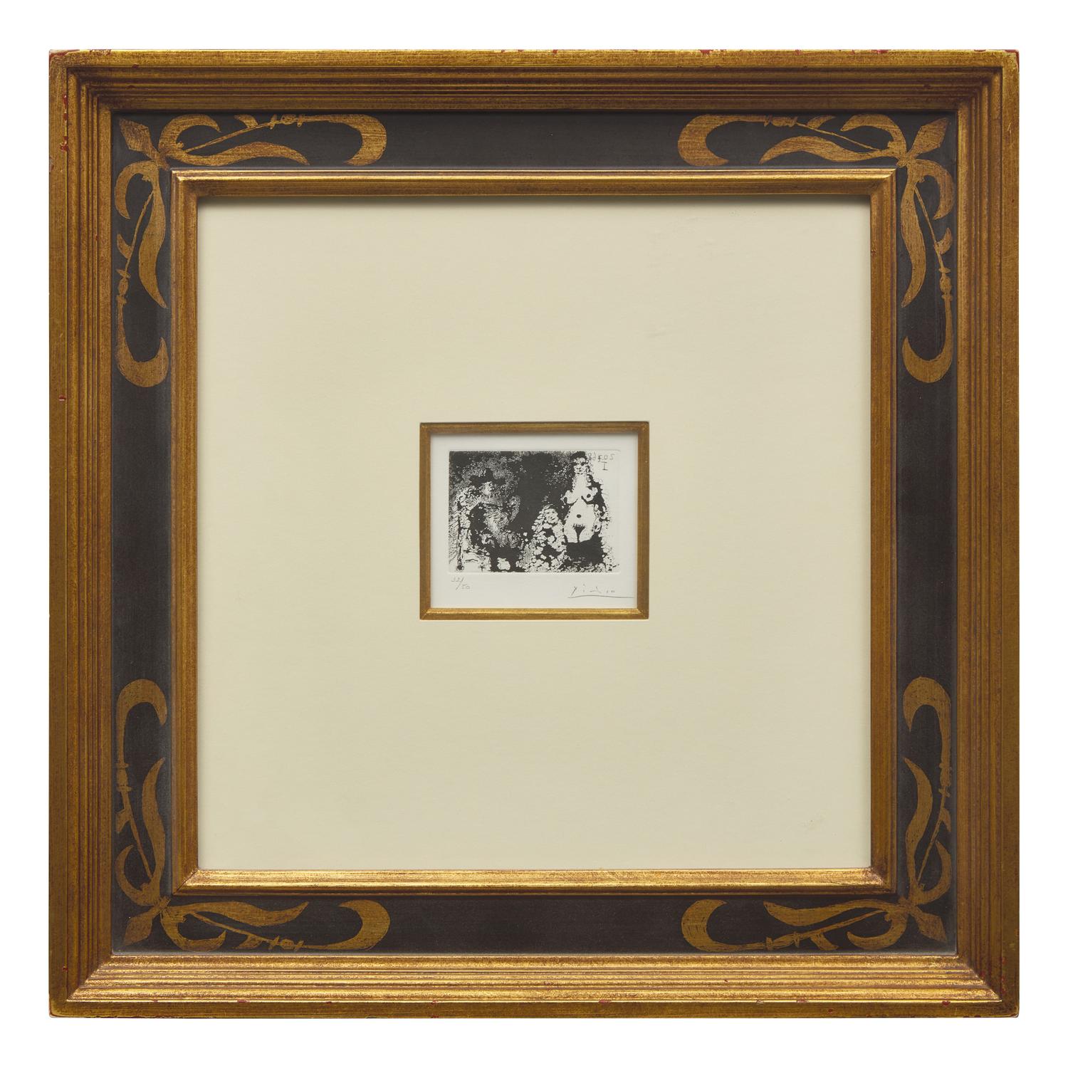 Homme à la pipe assis, Maja et Célestine (from Série 347 ), 1968