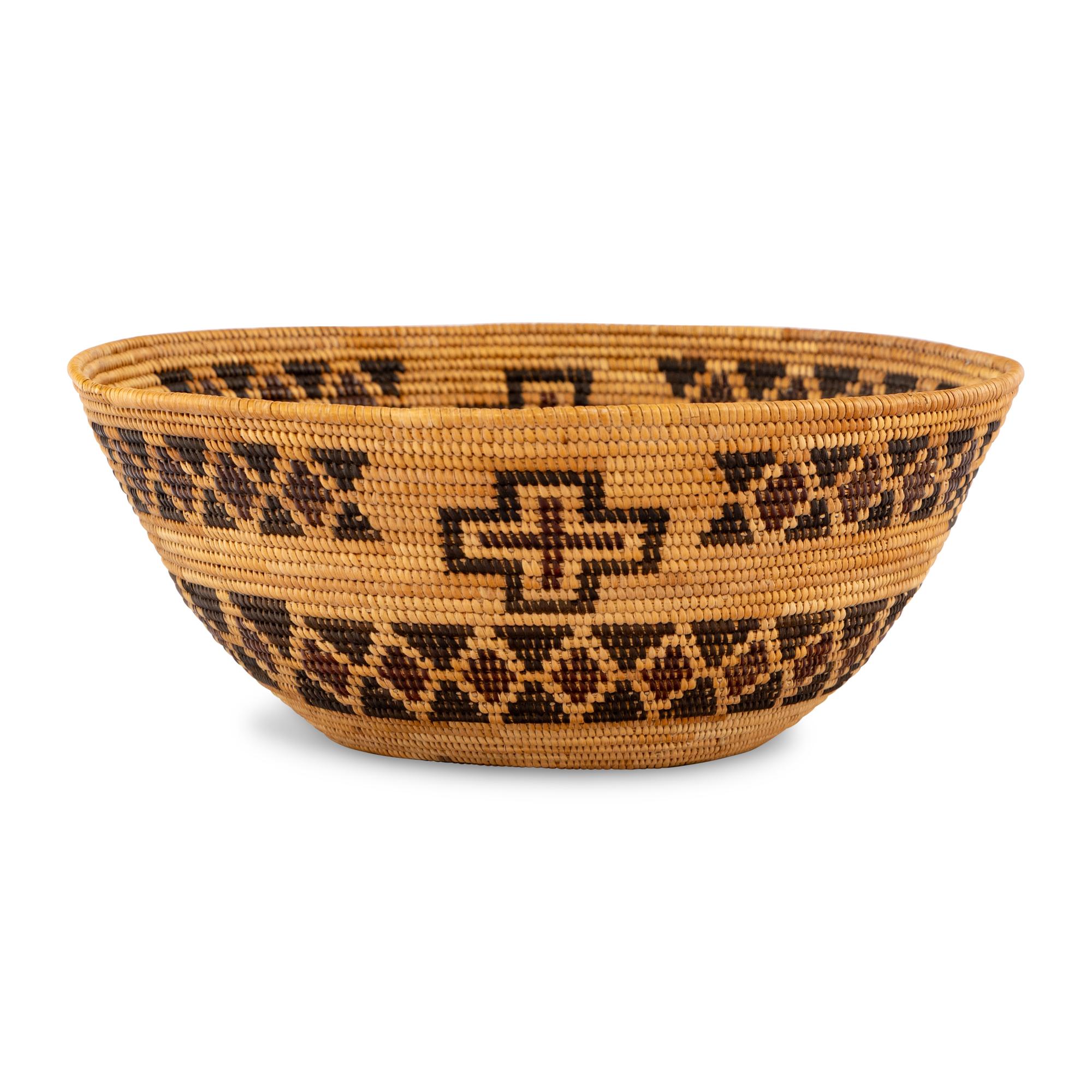 Yokut Polychrome Basket