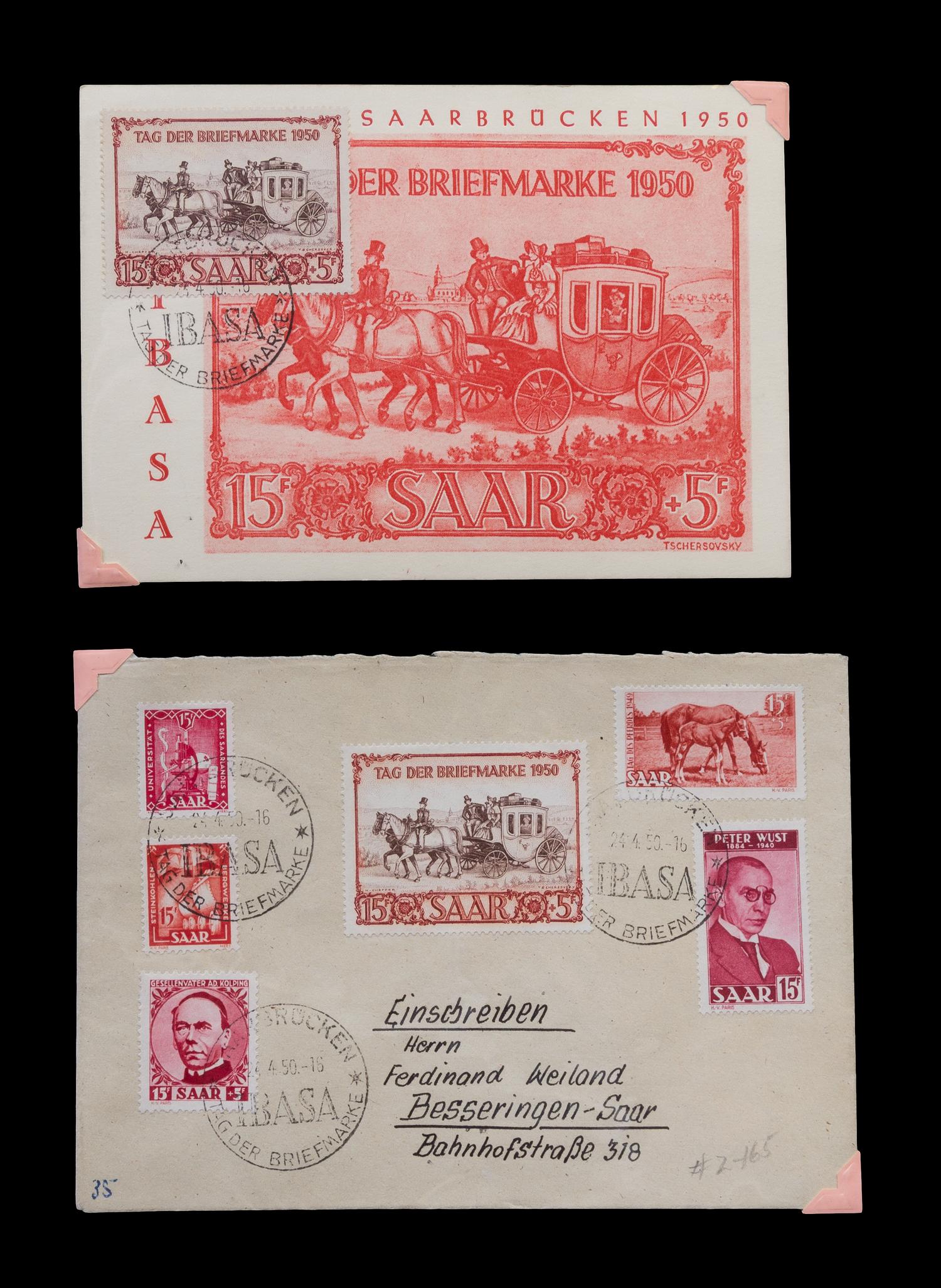 A Collection of European Airmail Stamps, Stamps and Covers — EARLY-MID 20TH CENTURY