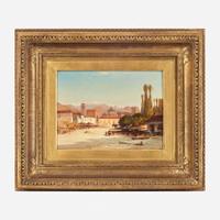 Samuel Colman (American, 1832-1920) View of a Town