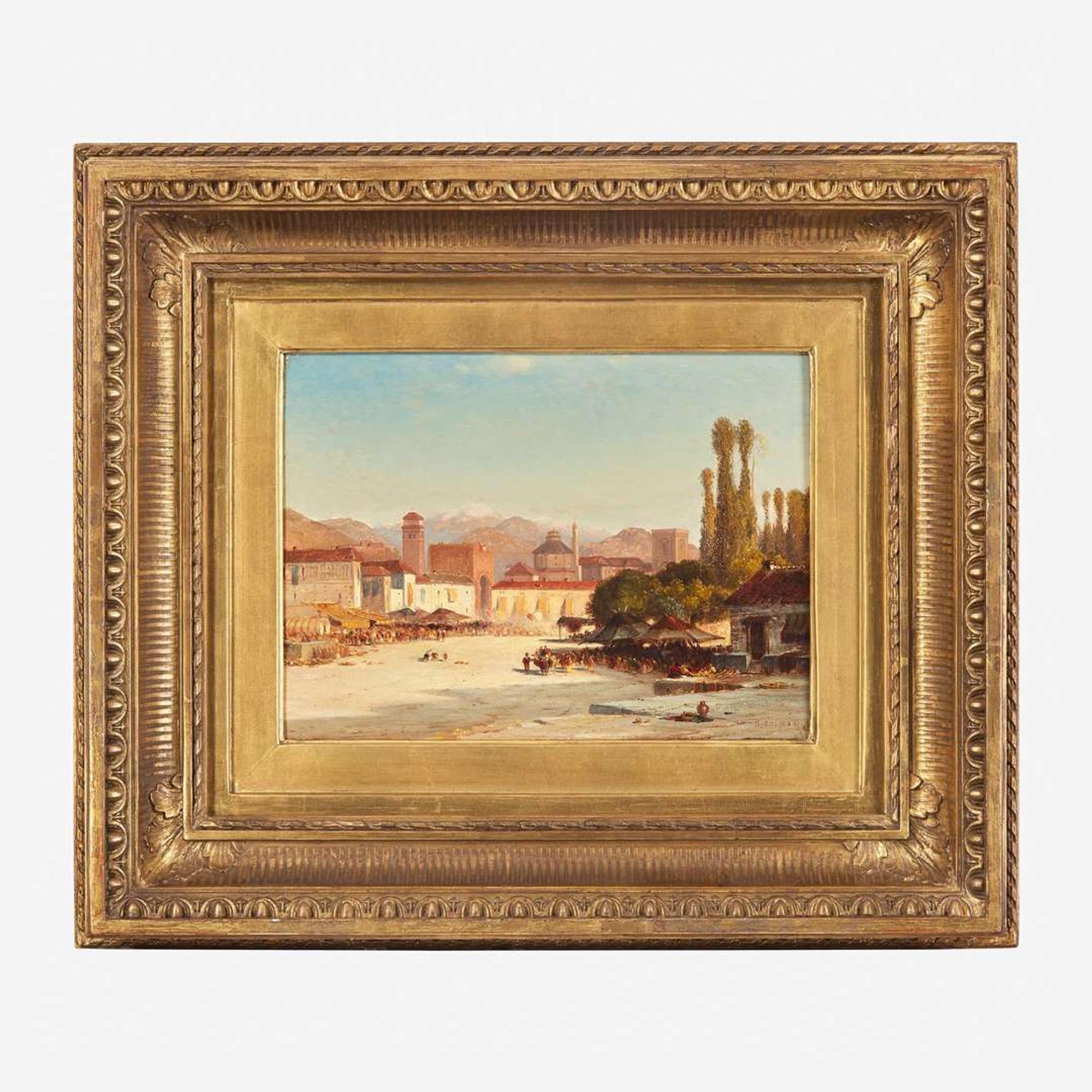 Samuel Colman (American, 1832-1920) View of a Town