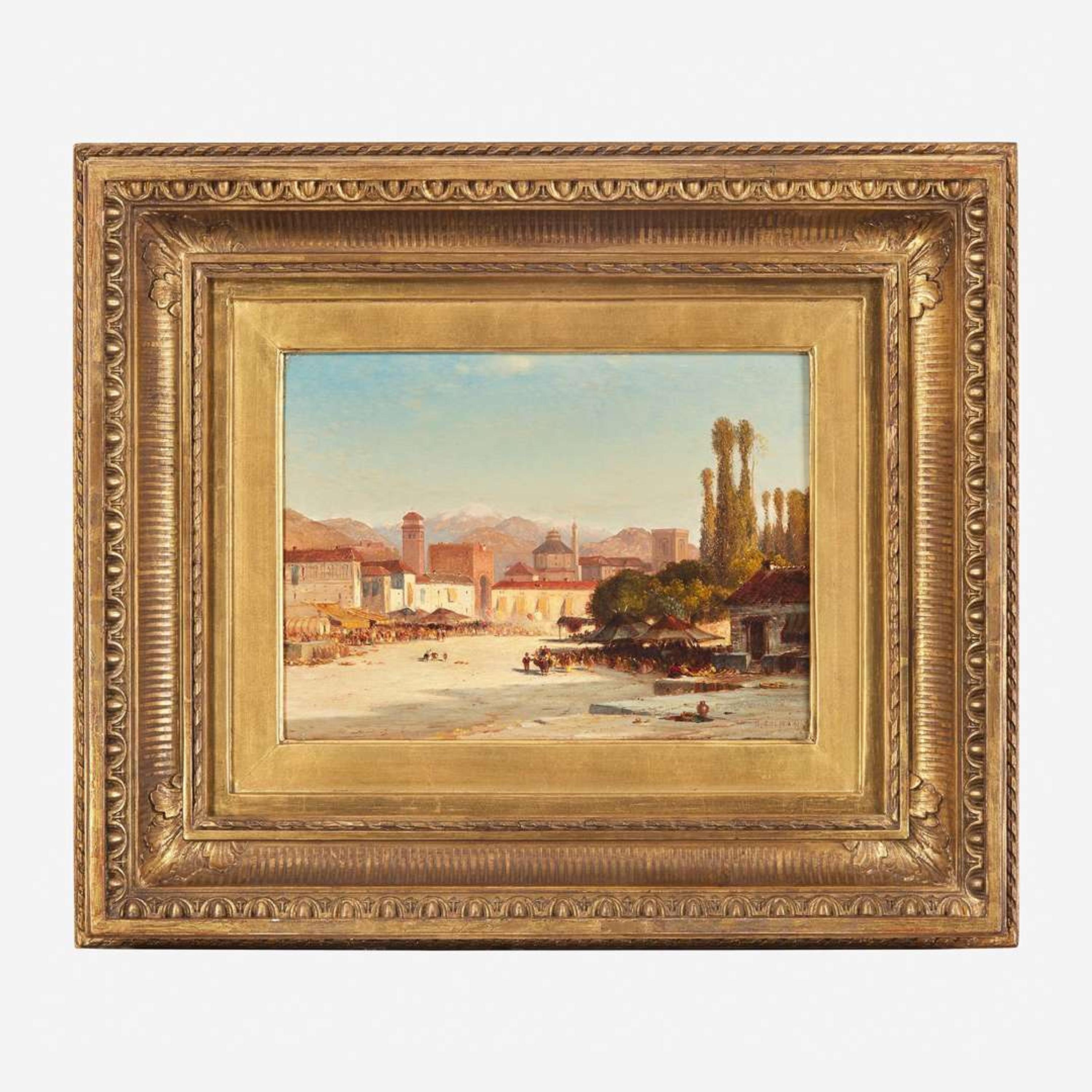 Samuel Colman (American, 1832-1920) View of a Town