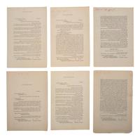 [RECONSTRUCTION]. A group of 26 General Orders, many concerning the post-war governance of the South, as well as death announcements of President Franklin Pierce, Edwin Stanton, and Generals Wool, Rosseau, and Rawlins, comprising: