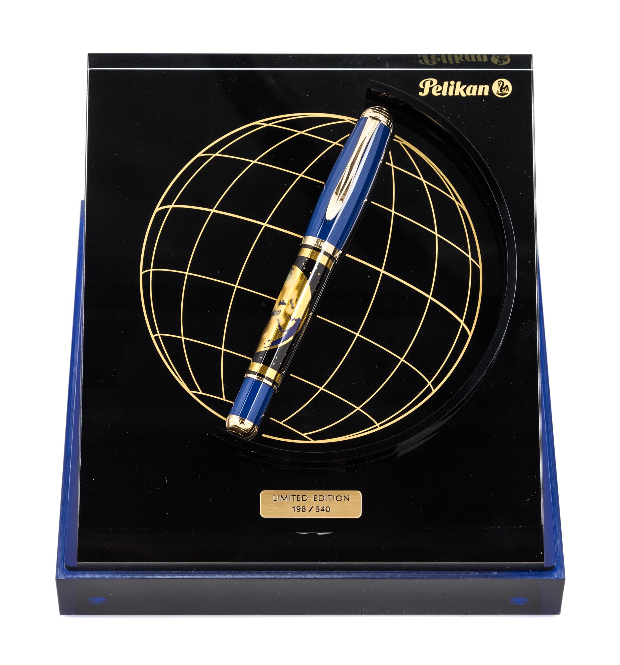 A Pelikan Blue Planet Limited Edition Fountain Pen