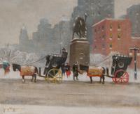 Winter, Central Park South, N.Y.