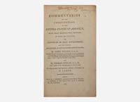 [Americana] Wilson, James, and Thomas M'Kean: Commentaries on the Constitution of the United States of America...