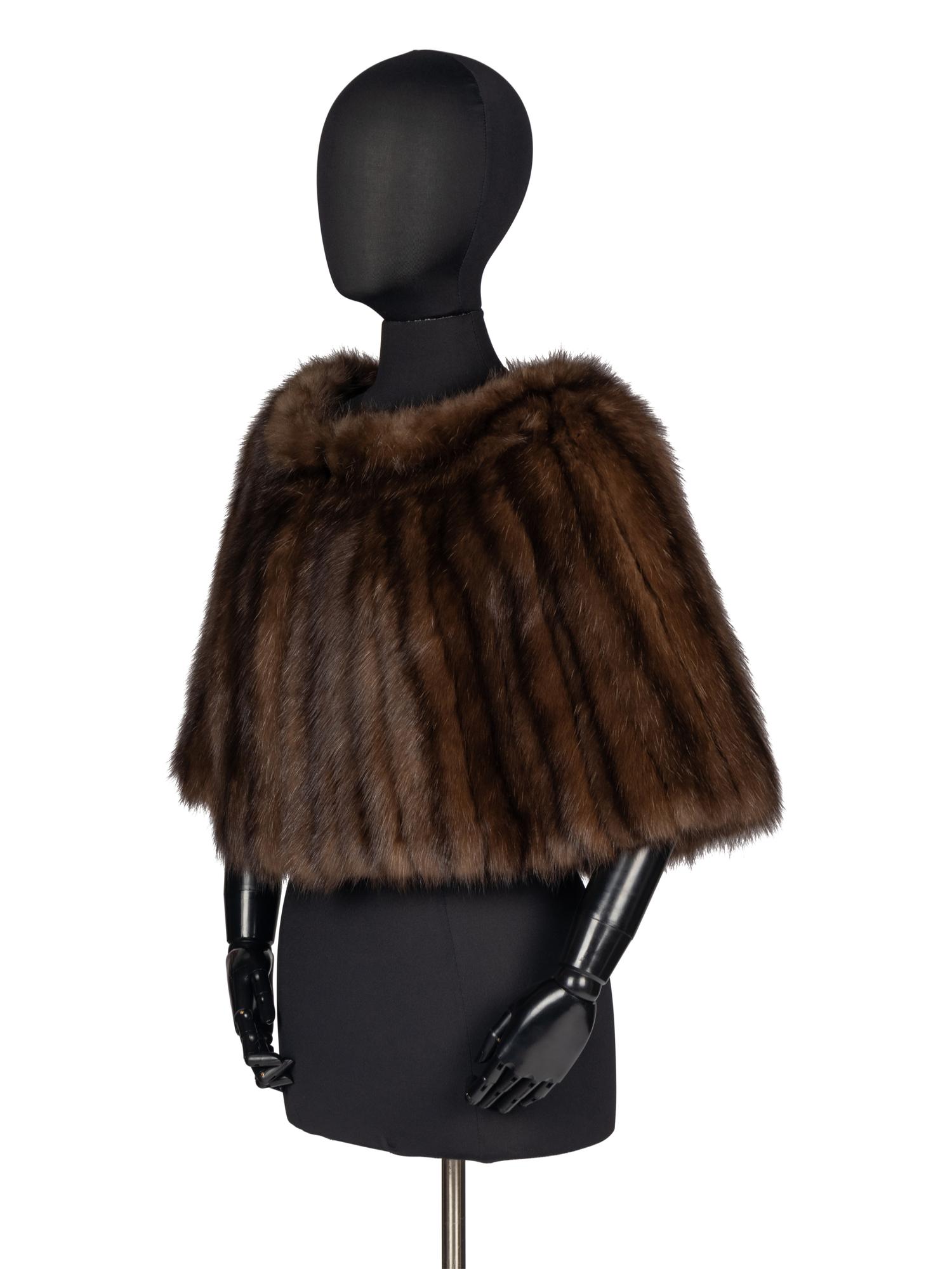 J. Mendel Barguzinsky Russian Sable Fur Capelet