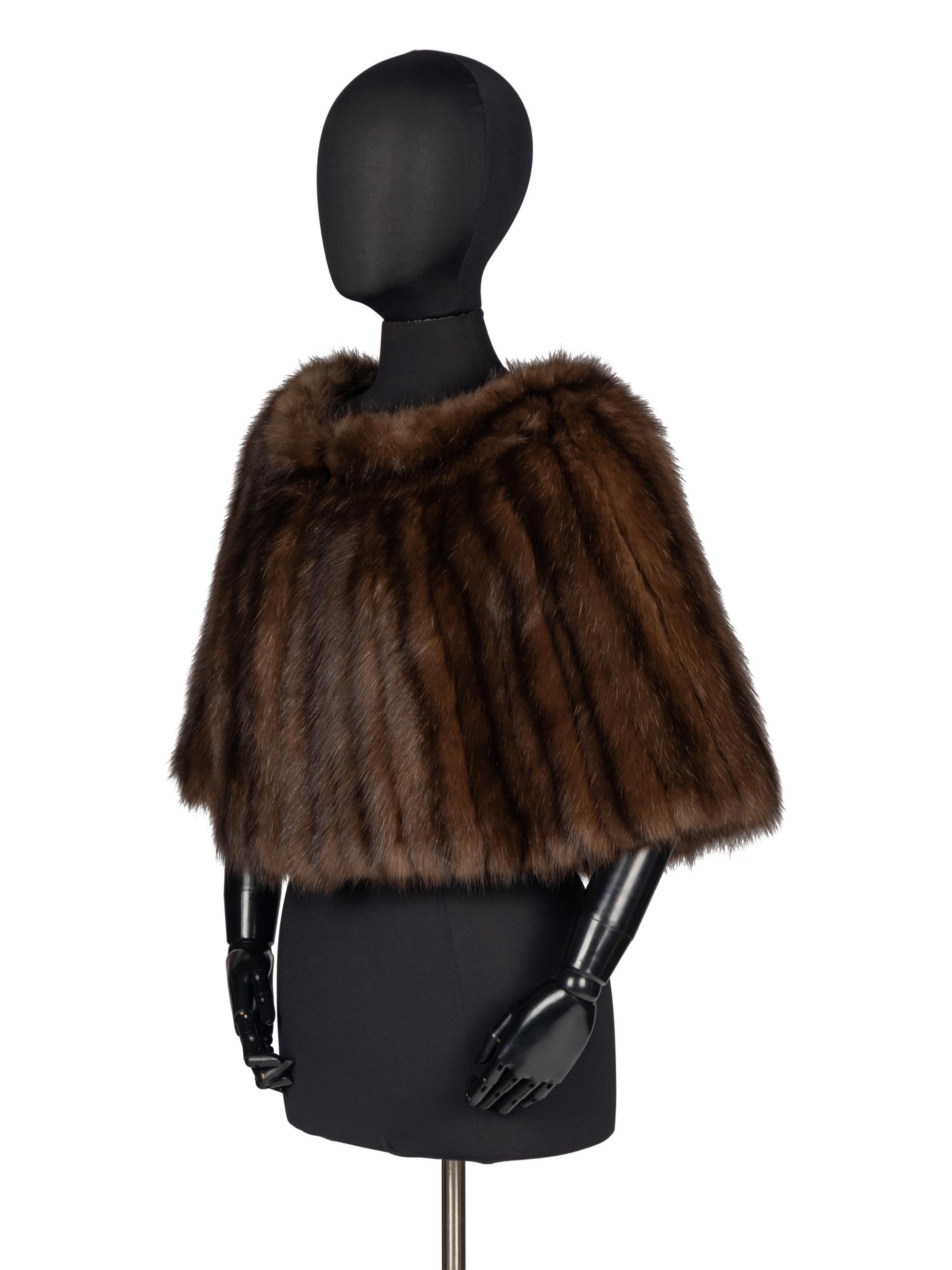 J. Mendel Barguzinsky Russian Sable Fur Capelet