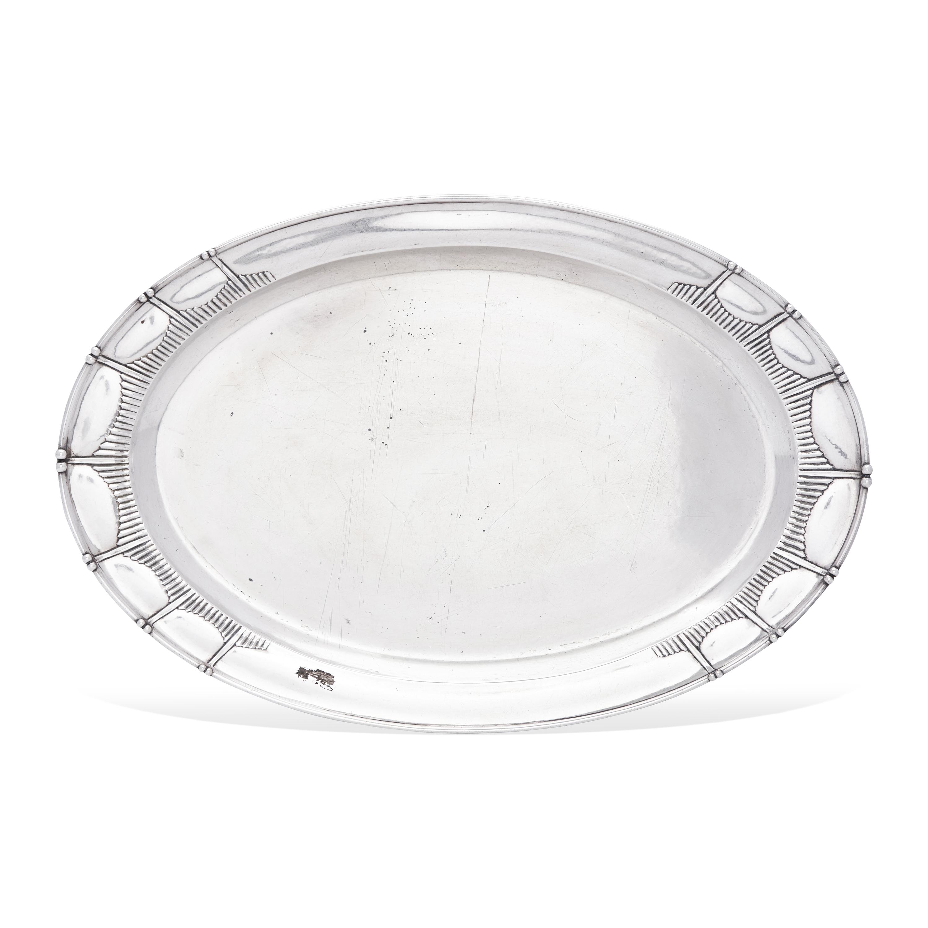 A Georg Jensen Silver Tray