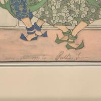 Bertha Boynton Lum 版畫一幅 (American b.1869-d.1954)